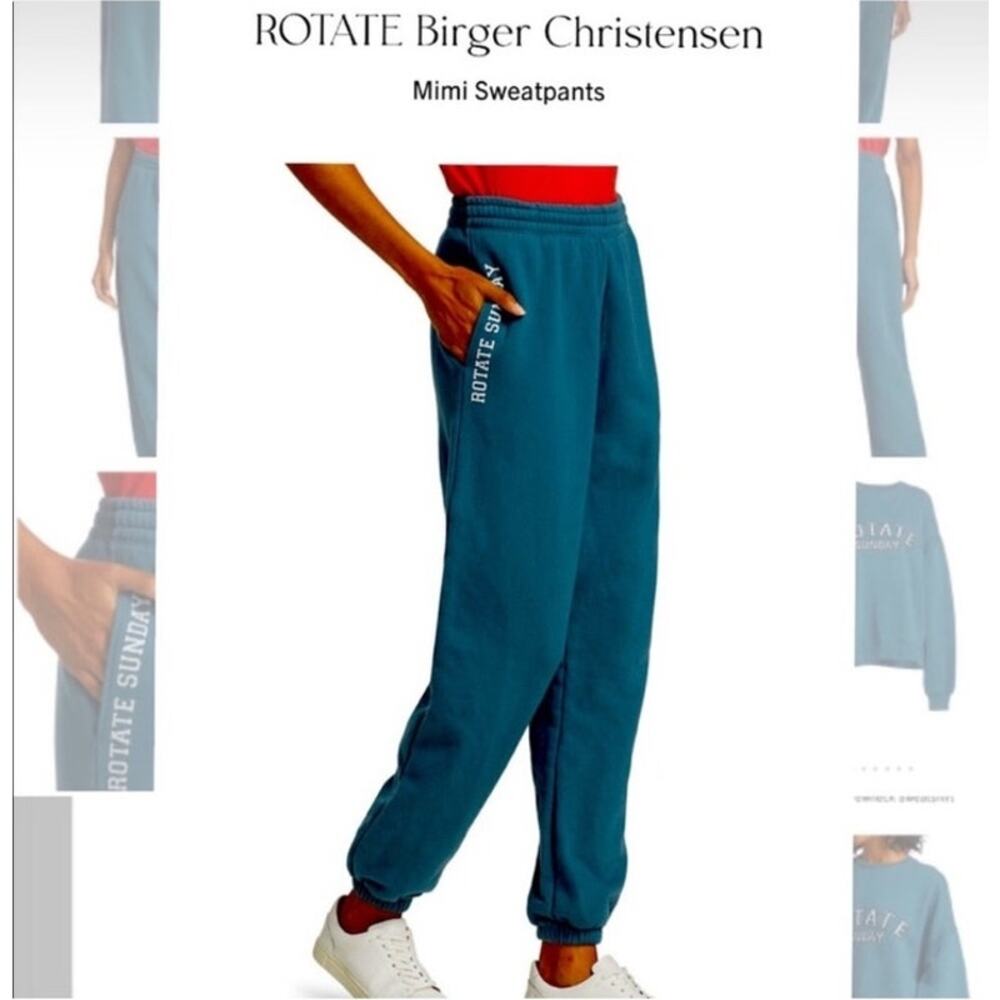 Rotate Sunday Birger Christensen XS Mimi Sweatpants Jogger 100% Organic Cotton - Picture 2 of 16